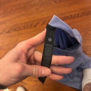 lululemon athletica Blue Short Sleeve Tee